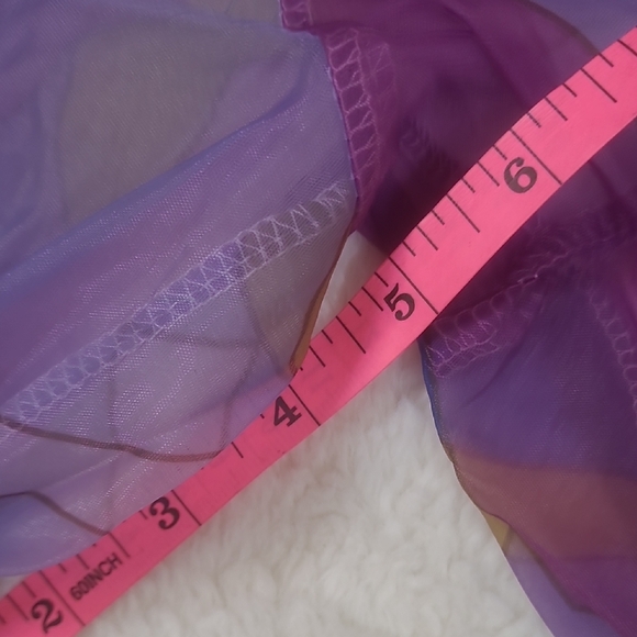 Elegant SHEER Multicolor Maxi Dress - Picture 6 of 13